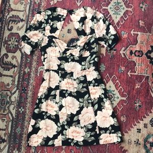 Reformation floral mini dress